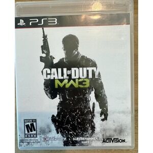 Activision Call of Duty Modern Warfare 3 PS3 Game Blu-ray MW3 Sony PlayStation 3
